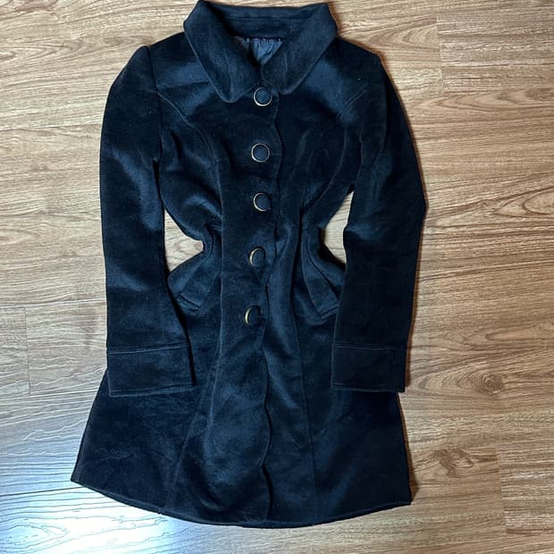 빈티지 리본 블랙 코트 달천깔 히메갸루 로걀 공겜여주 리즈리사깔 라떼