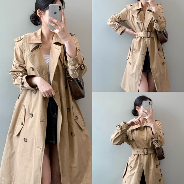 폴로 트렌치 코트 