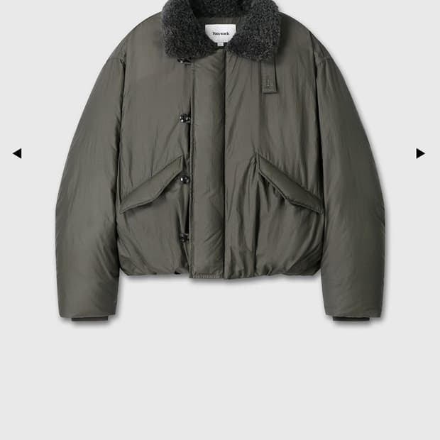 토니웩 푸퍼 패딩 L 올리브