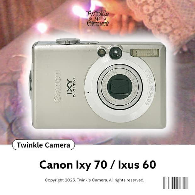 Canon ixy 캐논 익시 70 (익서스 60)