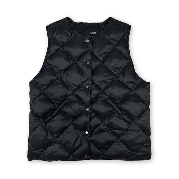 미쏘 오리털 퀼팅 패딩 베스트
