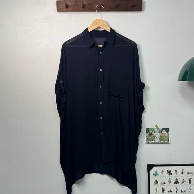 요지야마모토 슬리브리스 셔츠/S16