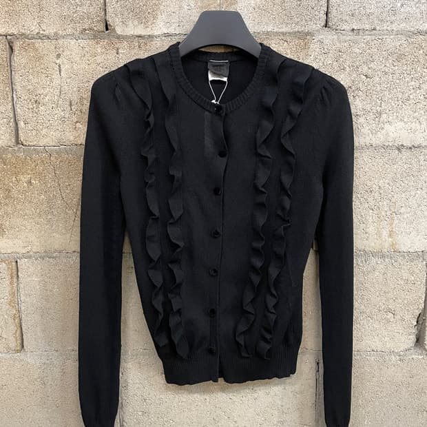 안나수이 프릴 가디건