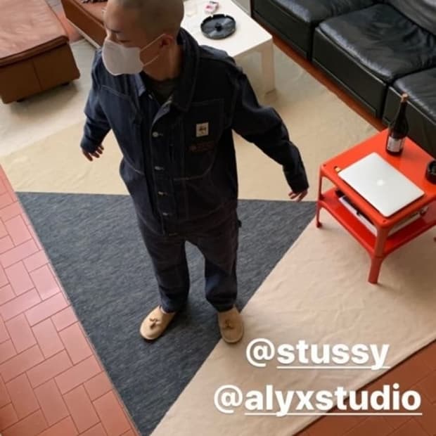 [L] 스투시 X 1017 Alyx 9SM 데님 자켓