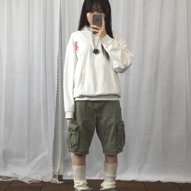X-girl 1994 Logo White Hoodie
