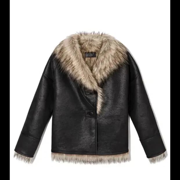 오픈와이와이 리버시블 퍼자켓