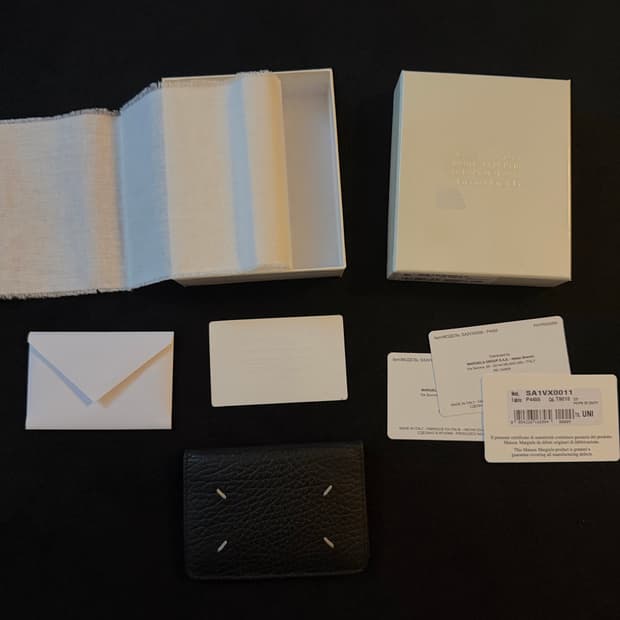 마르지엘라 가죽 카드 지갑 풀박스