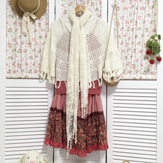 빈티지 자두소녀 코디세트