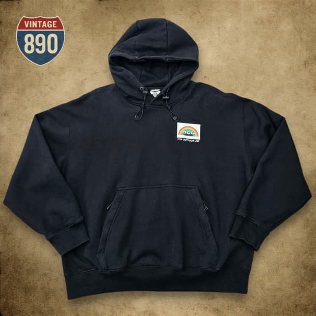 [XL] NIKE 나이키 ACG 그래픽 풀오버 기모 후드티
