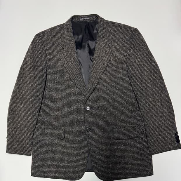 정품!! 입생로랑 고급 헤링본 울 자켓 M~L