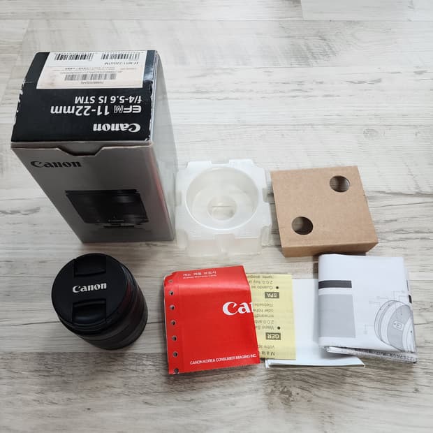 캐논 EF-M 11-22mm f4-5.6 IS STM 광각줌렌즈 M마운트