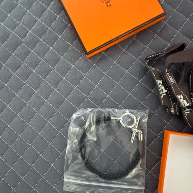 에르메스 글레난 팔찌 블랙 t4