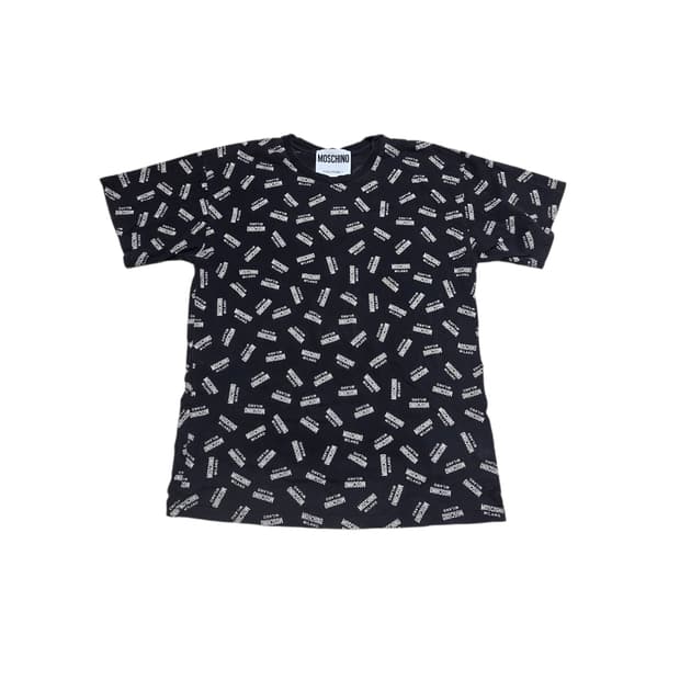 Moschino 모스키노 프린트 반팔 라운드 티셔츠