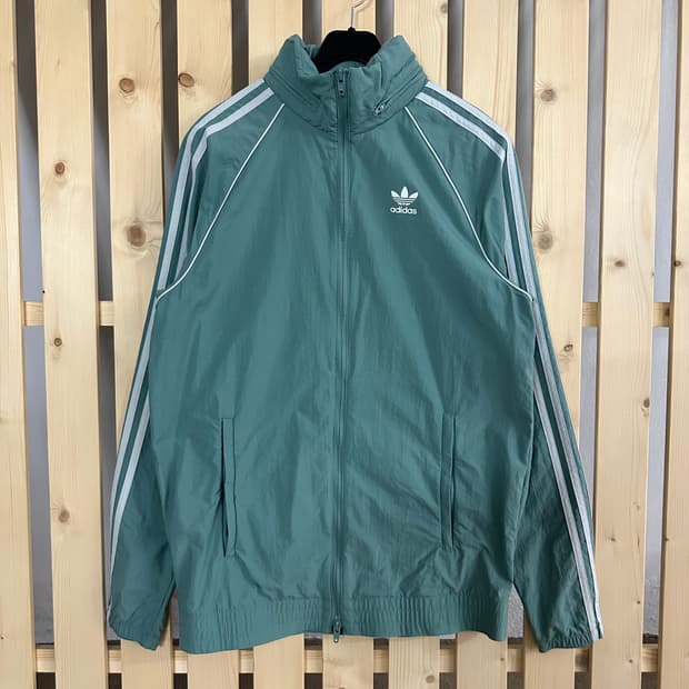 (S) 아디다스 민트 바람막이 우븐 자켓
