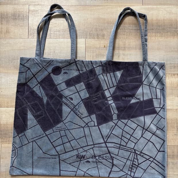 블레스 포핸들 트윈 토트백 코듀로이 XL bless