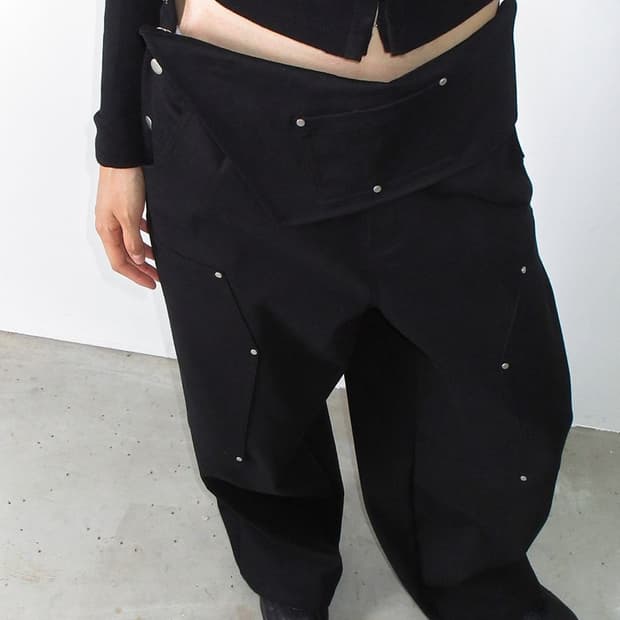 사일프레이 Folded Wide Pants
