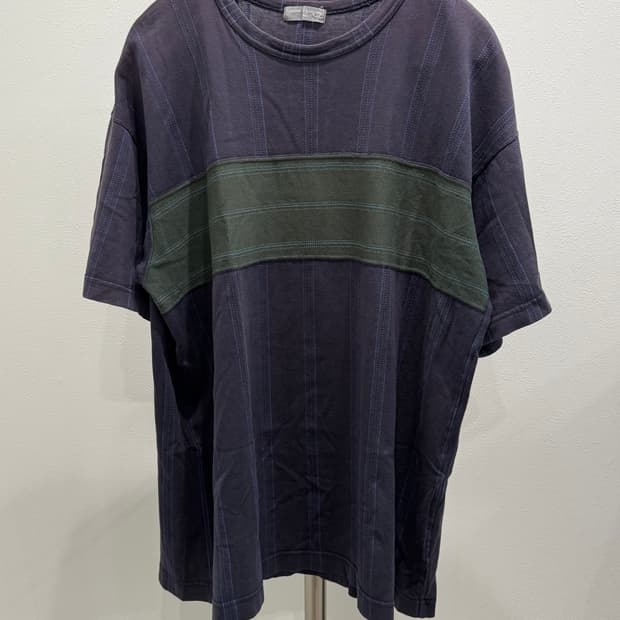 꼼데가르송 옴므 90s (다나카) 믹스드 스트라이프 티셔츠