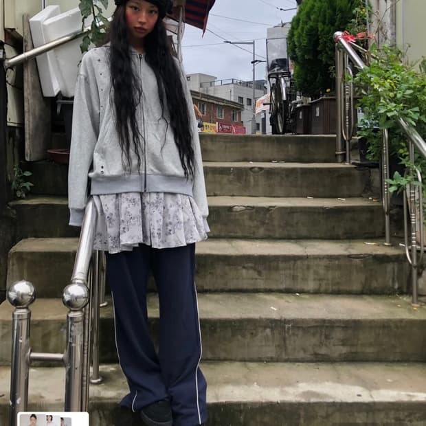 미쏘 스터드 후드집업 m(95)