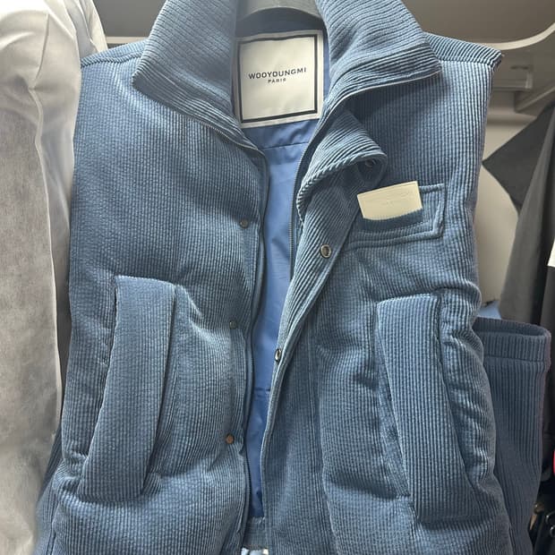 우영미 코듀로이 패딩베스트
