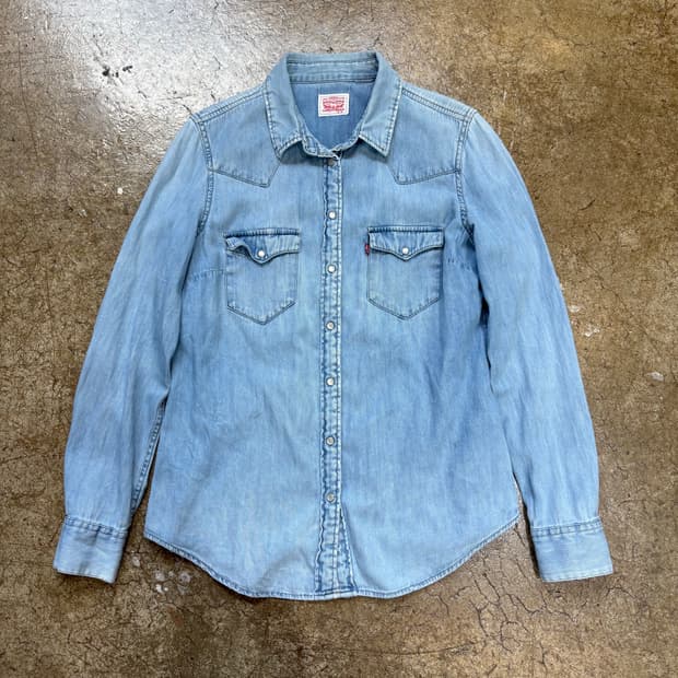 리바이스 웨스턴 데님 셔츠