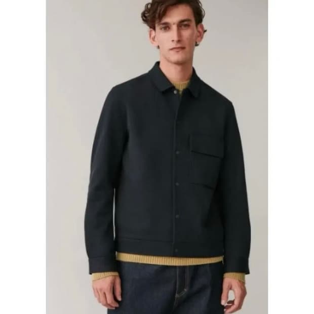 Cos 트윌 자켓 블랙 M사이즈