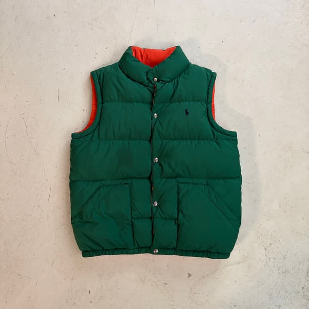 폴로 랄프로렌 빈티지 리버시블 조끼패딩 L