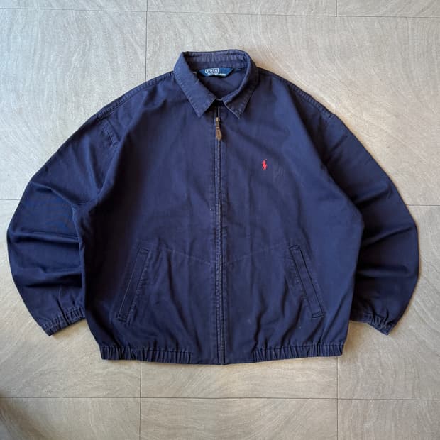 폴로 정품 네이비 스윙톱 자켓
