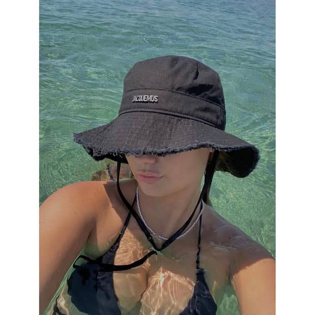 자크뮈스 로고 파나마 버킷햇