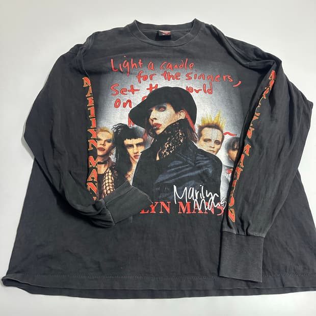 90s 마릴린맨슨 롱 슬리브