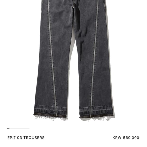 xlim ep.07 3 trousers charcoal L