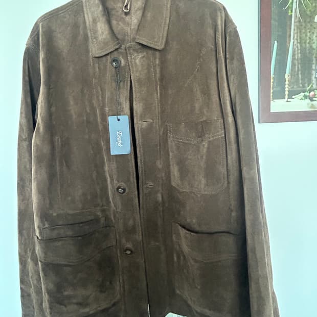 드레익스 25fw 스웨이드 초어자켓 42사이즈