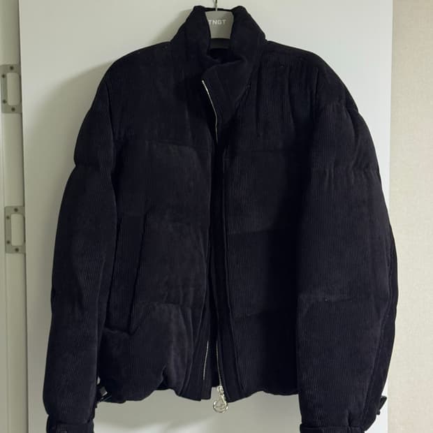 <52> 솔리드옴므 23FW 코듀로이 구스 다운 블랙