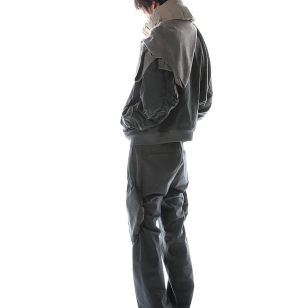 포스트아카이브팩션 파프 셔링팬츠 2025 차콜 그레이