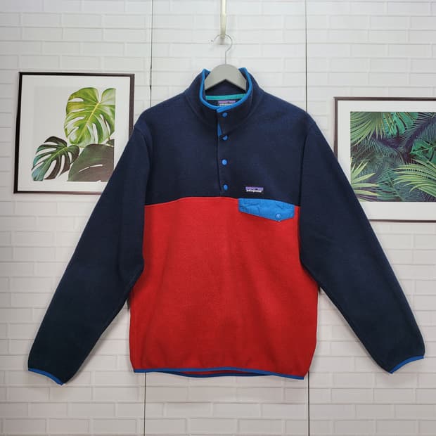파타고니아 신칠라 스냅 플리스 풀오버 긴팔 트셔츠 S사이즈