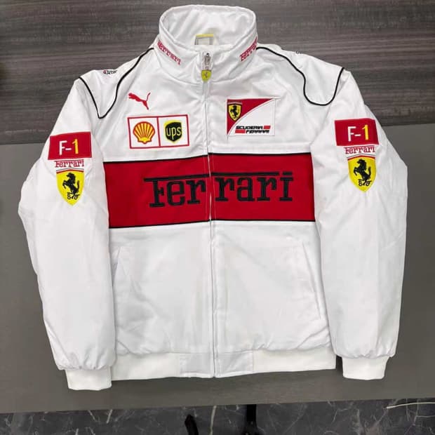 페라리 F1 레이싱 자켓 (화이트)