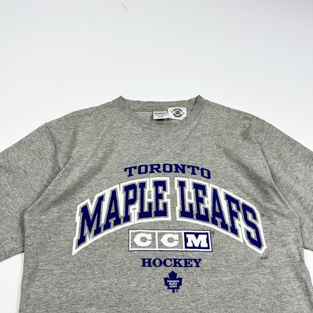 CCM NHL 토론토 그레이 반팔 티셔츠 (L)