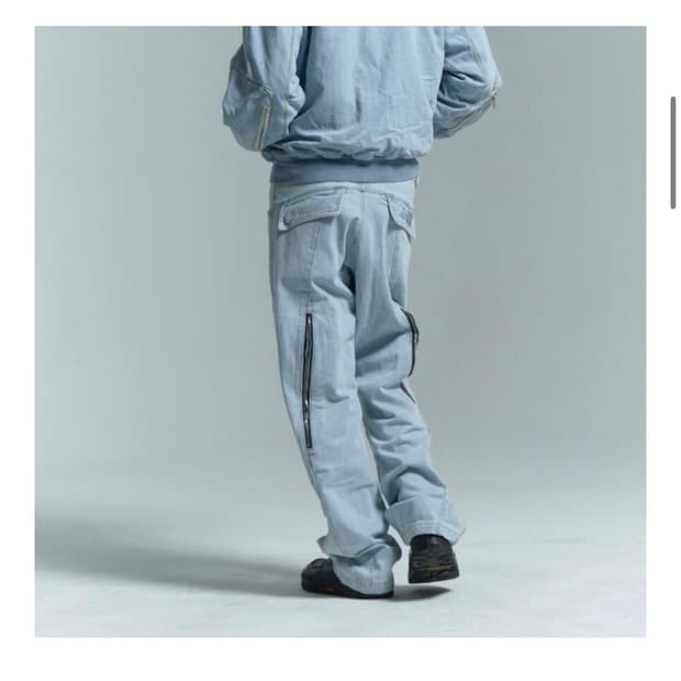 MPa WAVE ZIPPER PANTS (STEEL BLUE) S