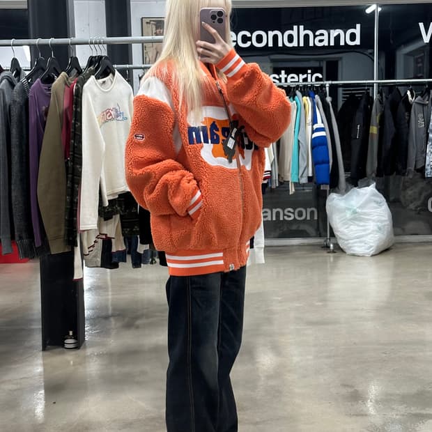  BBC 빌리네어 보이즈 클럽 아이스크림 보아 바시티 자켓