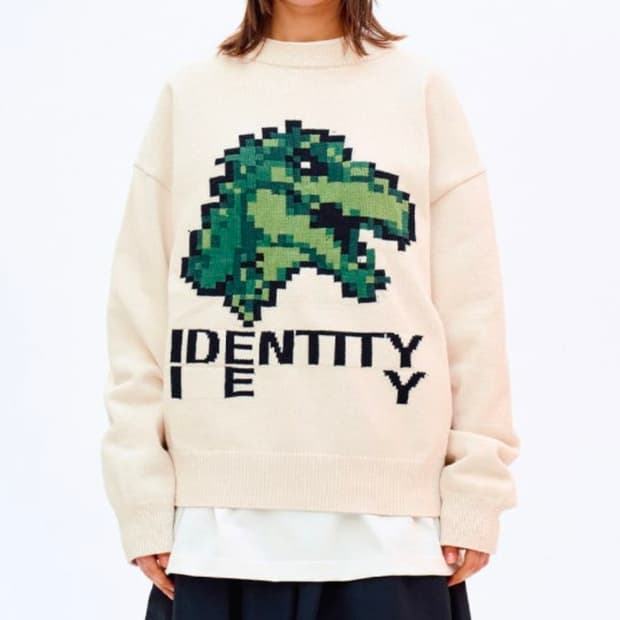 이에이 IEY 공룡 니트