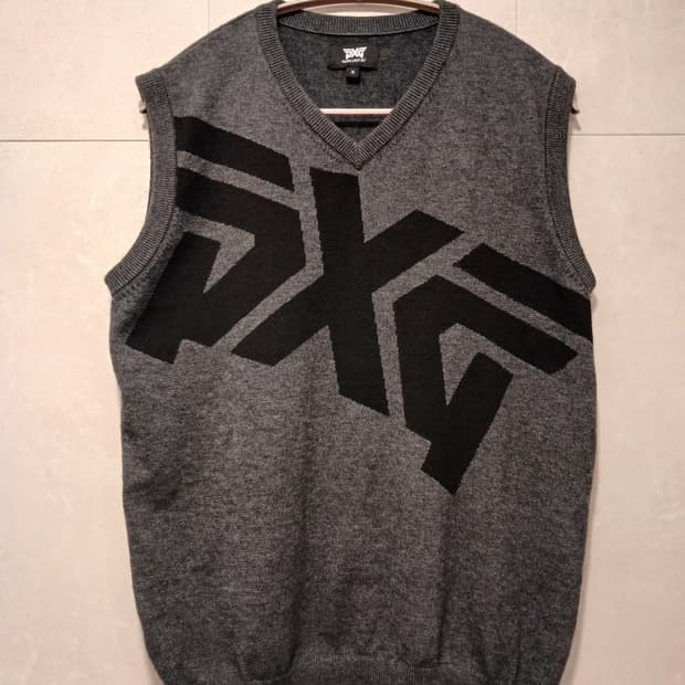 PXG 정품 남성 모직 46% 소재 조끼 XL 사이즈