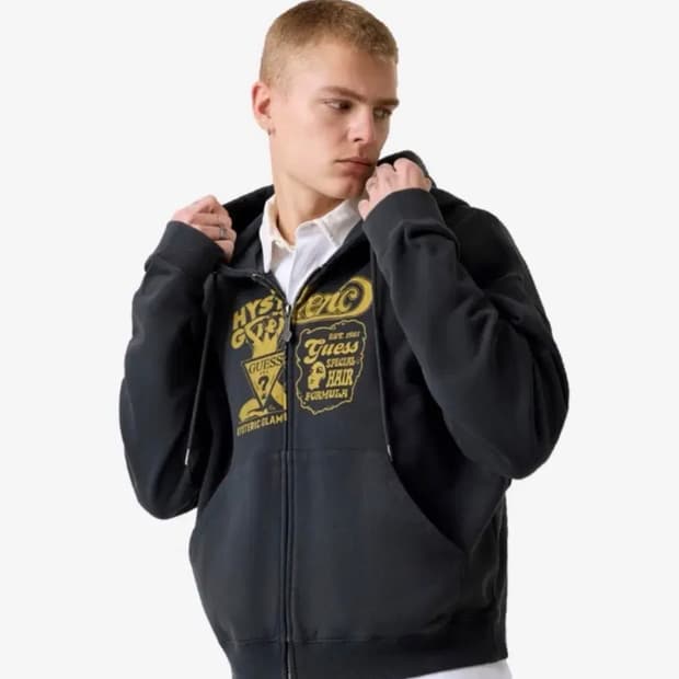 게스 진스 히스테릭 글래머 후드집업 L