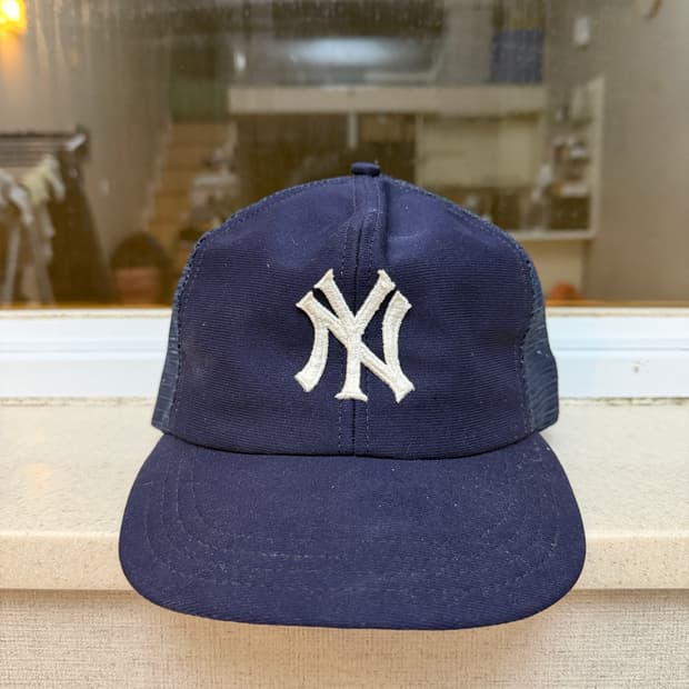 80~90s USA 빈티지 MLB 뉴욕 양키스 트러커 캡
