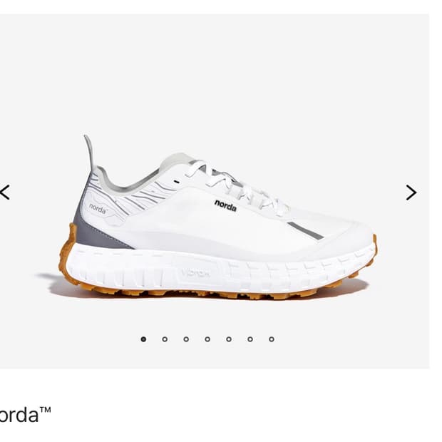 (265) norda 001 white/gum