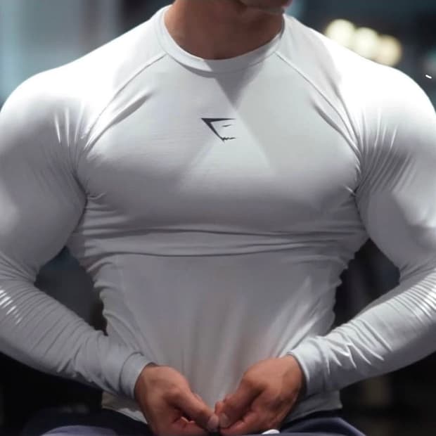 짐샤크 긴팔 컴프레션 S사이즈