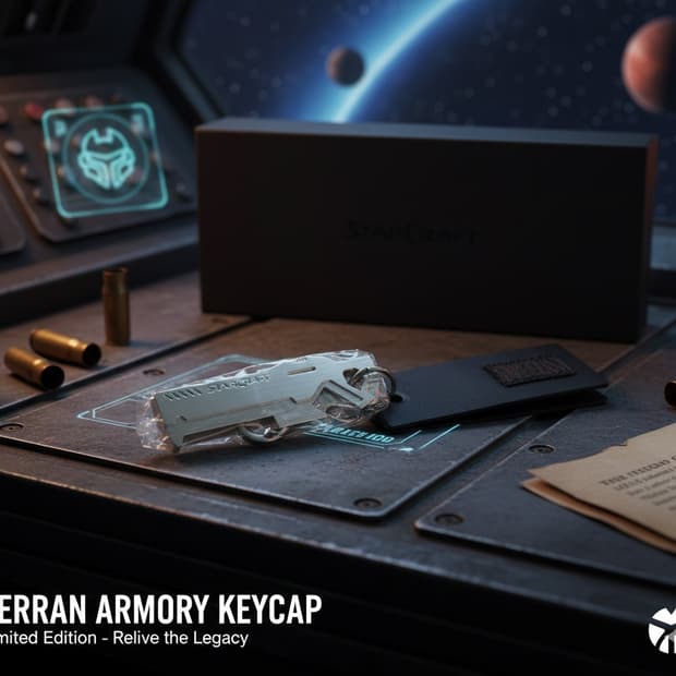 한정판 스타크래프트2 테란 키링 팝니다