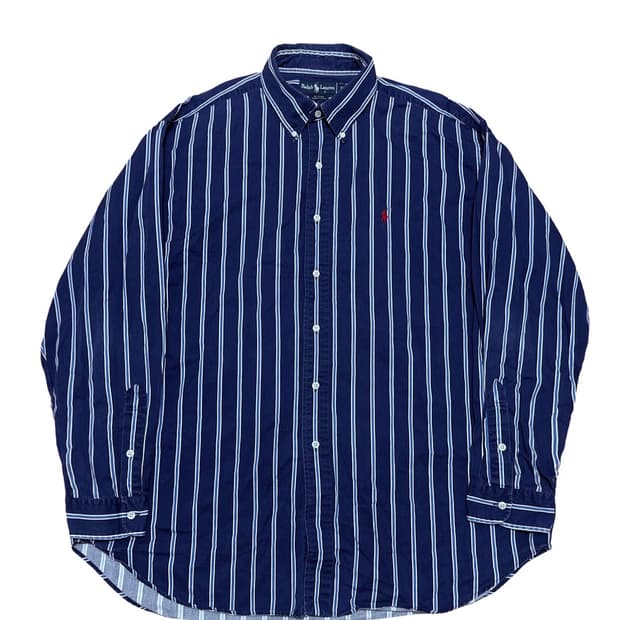폴로 랄프로렌 스트라이프 네이비 셔츠
