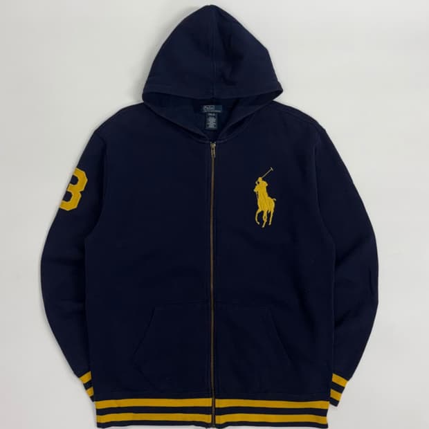 폴로 랄프로렌 빅포니 후드집업 네이비