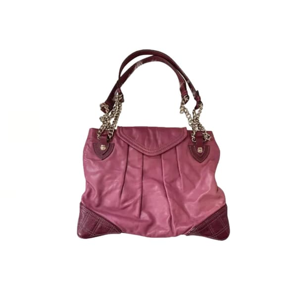 Marc jacobs 믹스드 레더 로젠 퀼티드 숄더백