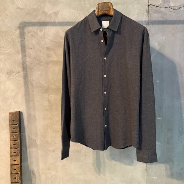 산드로 플란넬 셔츠 슬림100