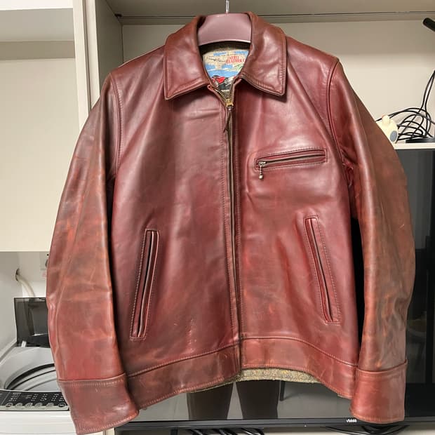 에어로레더 하이웨이맨 40 버건디 크롬악셀